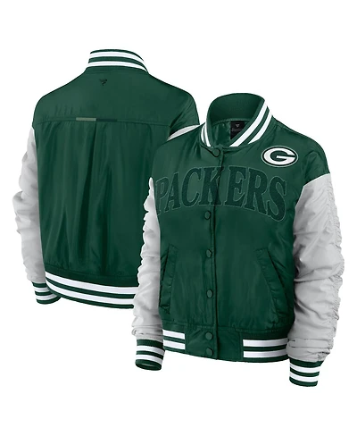 Fanatics Women's Green Bay Packers Elements Wave Full-Snap Jacket