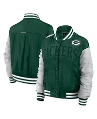 Fanatics Women's Green Bay Packers Elements Wave Full-Snap Jacket