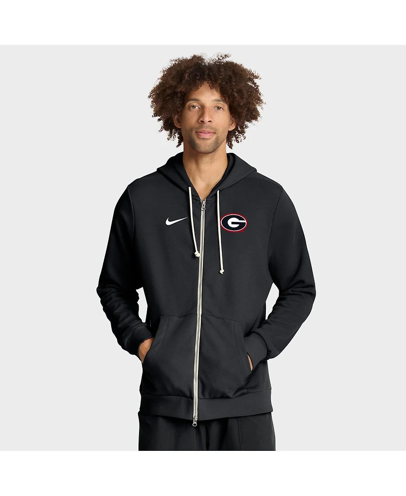 Nike Men's Georgia Bulldogs 2025 Sideline Standard Issue Dri-fit Full-Zip Hoodie
