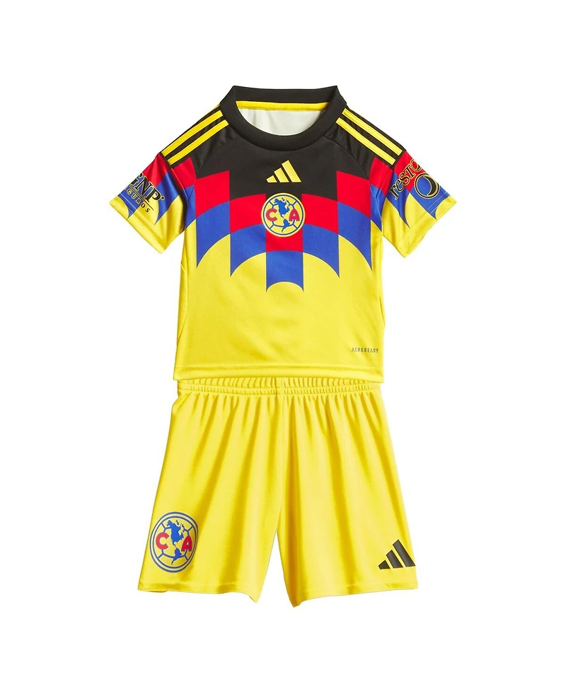 Adidas Toddler Yellow Club America 2025/26 Mini Kit