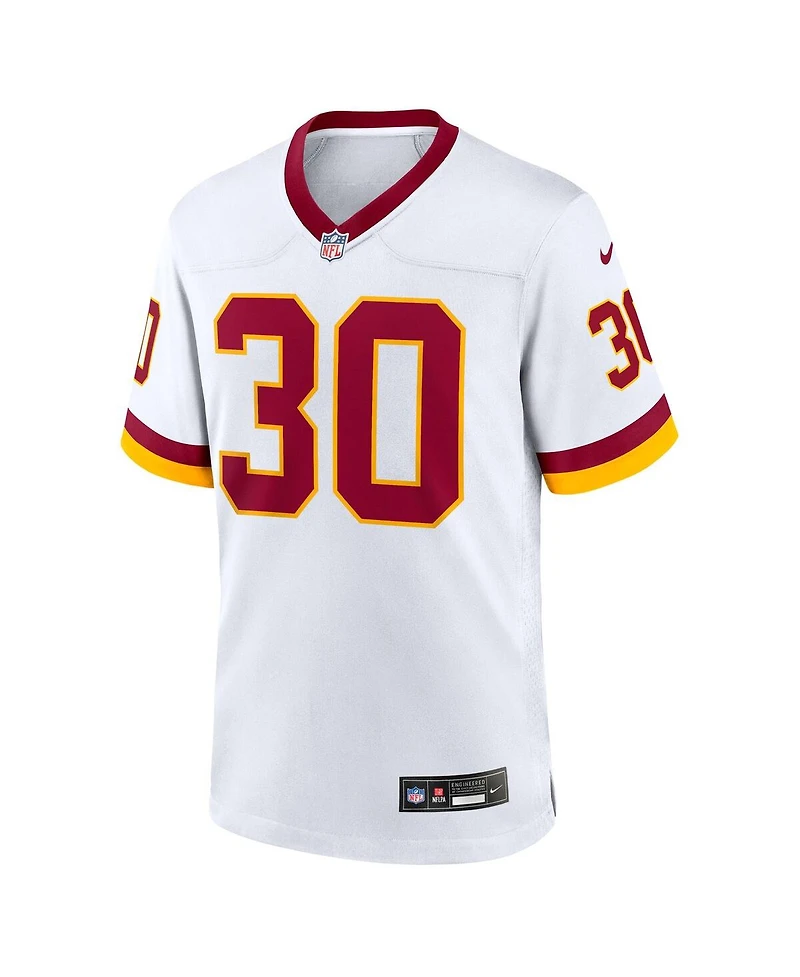 Nike Men's Austin Ekeler White Washington Commanders Game Super Bowl Era Jersey