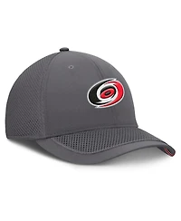 Fanatics Men's Gray Carolina Hurricanes Clincher Team Stripes Flex Hat