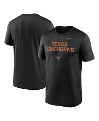 Nike Men's Black Texas Longhorns 2025 Courtside Basketball Performance T-Shirt