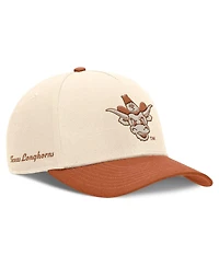 Nike Men's Natural/Texas Orange Texas Longhorns Academic Rise Dri-fit Adjustable Hat