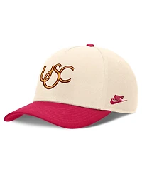 Nike Men's Natural/Cardinal Usc Trojans Academic Rise Dri-fit Adjustable Hat