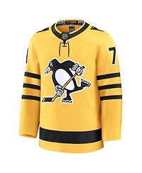 Fanatics Men's Evgeni Malkin Gold Pittsburgh Penguins Alternate Premium Player Jersey