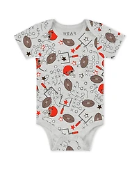Wear by Erin Andrews Baby Boys and Girls Newborn 3-Piece Cleveland Browns Turn Me Around Bodysuits Pant Set