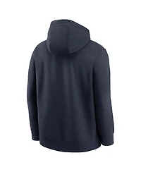 Nike Men's Navy Chicago Bears Full Blitz Club Fleece Pullover Hoodie