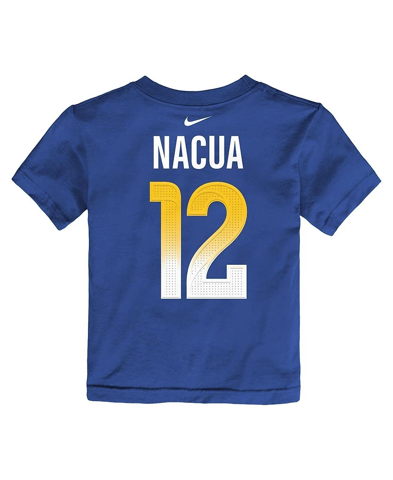 Nike Toddler Puka Nacua Royal Los Angeles Rams Player Name Number T-Shirt