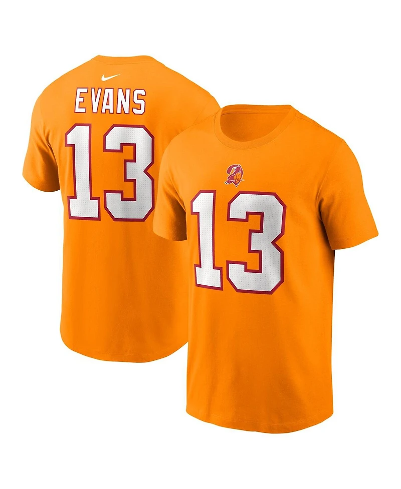 Nike Men's Mike Evans Orange Tampa Bay Buccaneers Player Name Number T-Shirt