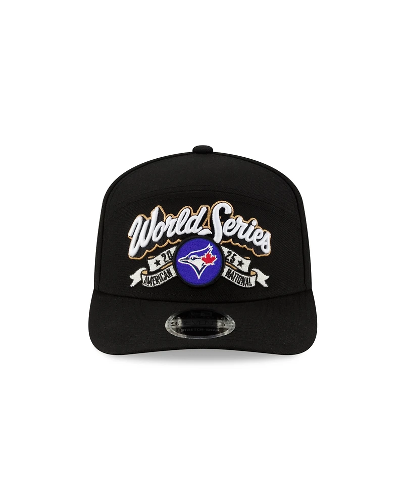 New Era Men's Black Toronto Blue Jays 2025 American League Champions Locker Room 9SEVENTY Adjustable Hat