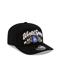 New Era Men's Black Los Angeles Dodgers 2025 National League Champions Locker Room 9SEVENTY Adjustable Hat