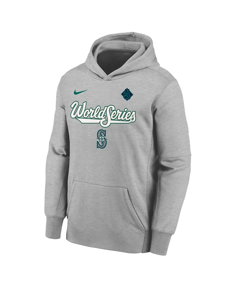 Nike Big Boys and Girls Navy Seattle Mariners 2025 World Series Authentic Collection Therma Hoodie