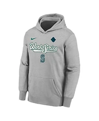 Nike Big Boys and Girls Navy Seattle Mariners 2025 World Series Authentic Collection Therma Hoodie
