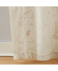 5th Avenue Lux Lark Burn Out Grommet Window Curtain Panel Pair 2 Piece Window Curtain