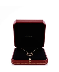 Pre-Owned Cartier Pave Love Pendant Necklace