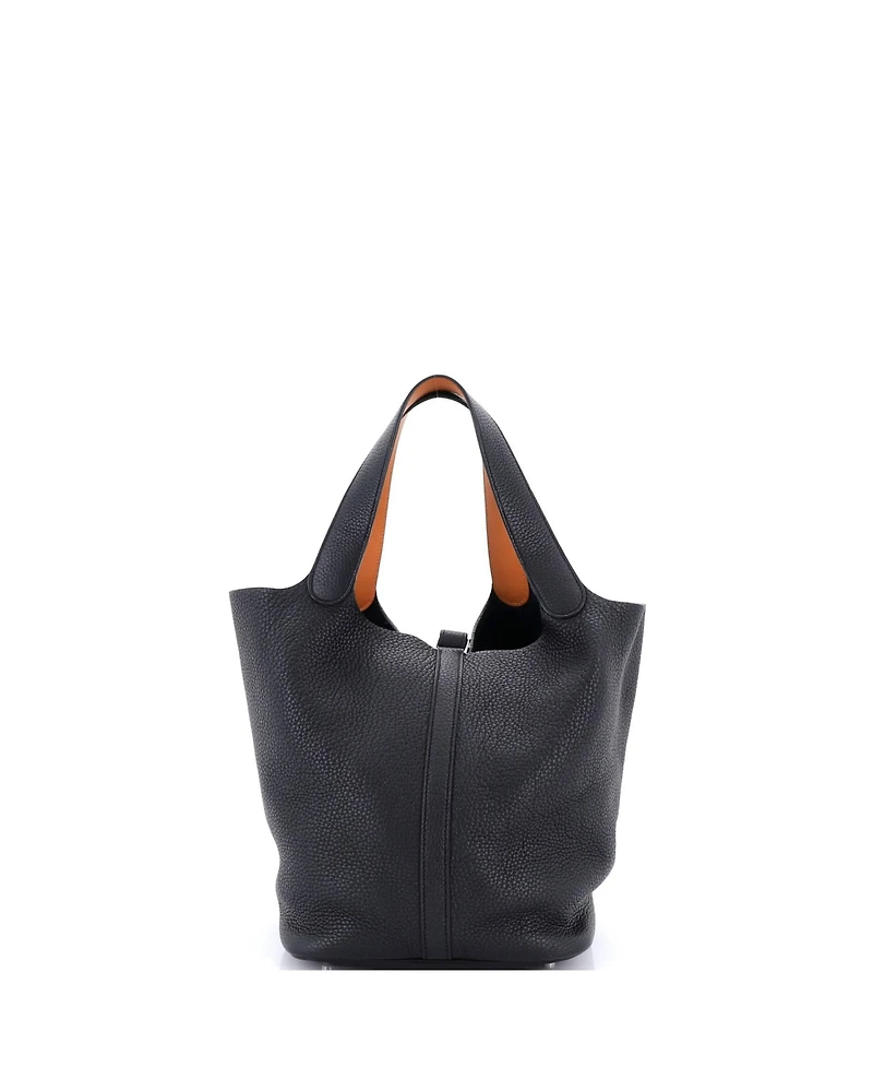 Pre-Owned Hermes Gm Eclat Picotin Lock Bag Clemence