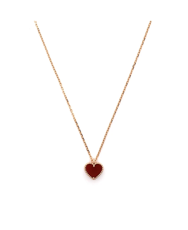 Pre-Owned Van Cleef & Arpels Sweet Alhambra Heart Pendant Necklace