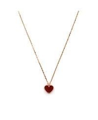 Pre-Owned Van Cleef & Arpels Sweet Alhambra Heart Pendant Necklace