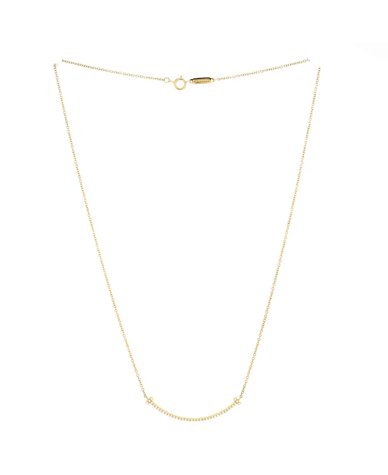 Pre-Owned Tiffany & Co. T Smile Pendant Necklace