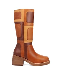 Dingo Women's Patches Leather Boot