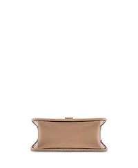 Pre-Owned Salvatore Ferragamo Medium Gancini Turnlock Flap Bag Leather