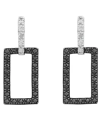 Macy's Diamond Post Back Earrings (1/6 ct. t.w.) in Sterling Silver
