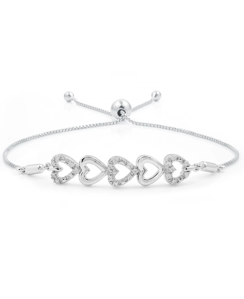 Macy's Diamond Bracelet (1/6 ct. t.w.) in Sterling Silver