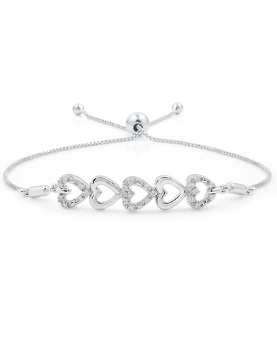 Macy's Diamond Bracelet (1/6 ct. t.w.) in Sterling Silver