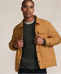 Lands' End Men's Quilted Insulated Shirt Jacket