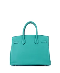 Pre-Owned Hermes Birkin Handbag Epsom with Palladium Hardware