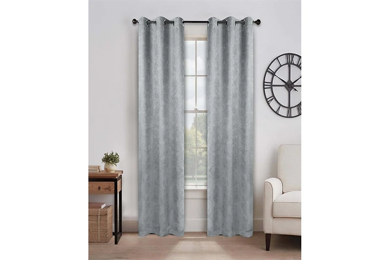 Superior Senna Textured Blackout Curtain Set of 2 Panels