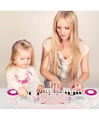 Mecale Multifunctional 37 Electric Keyboard Piano with Microphone