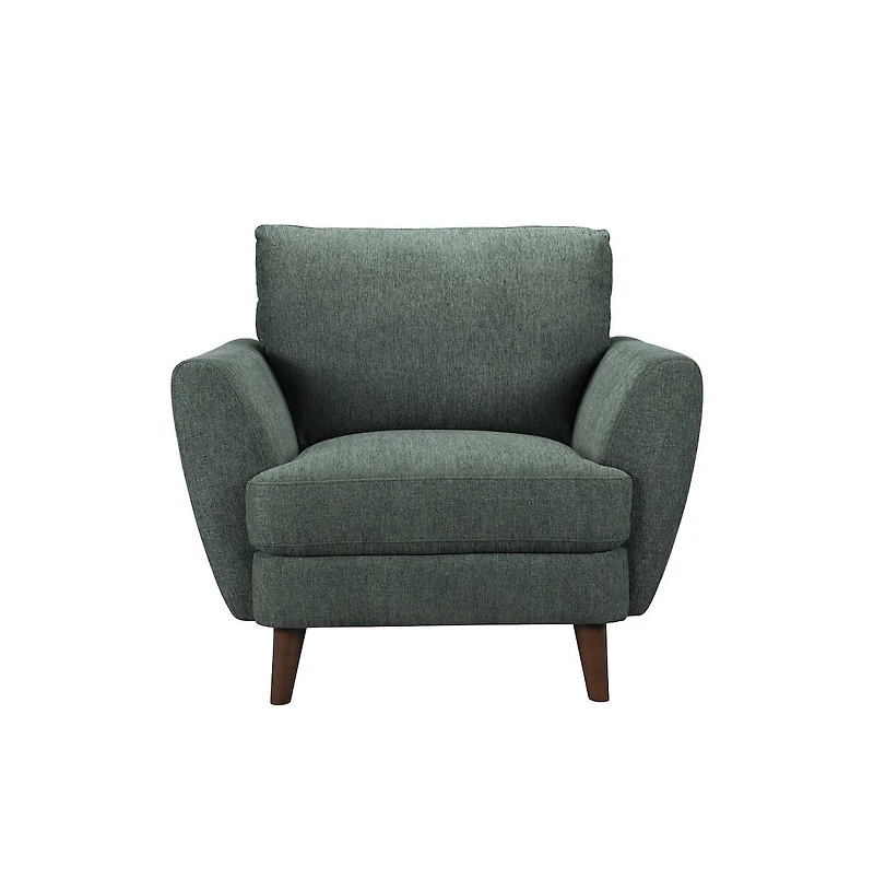 Burnside Contemporary Upholstered Chair, Green