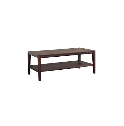Porter Designs Fall River Solid Sheesham Wood Coffee Table, Gray