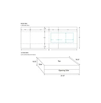 Porter Designs Portola Solid Acacia Wood End Table