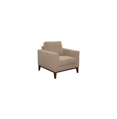 Porter Designs Annie Wood Trim Chair, Cream