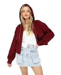 Belle & Bloom Fireside Hooded Utility Jacket