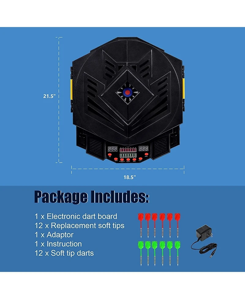 Professional Electronic Dartboard Set with Lcd Display