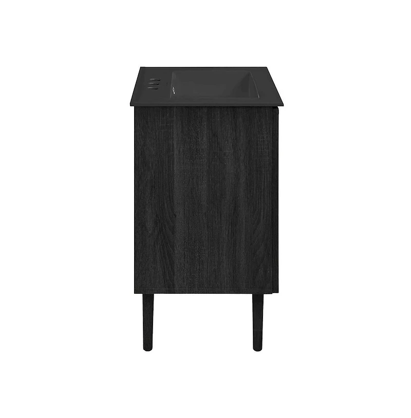 Swiss Madison 24" Freestanding Bathroom Vanity in Oak