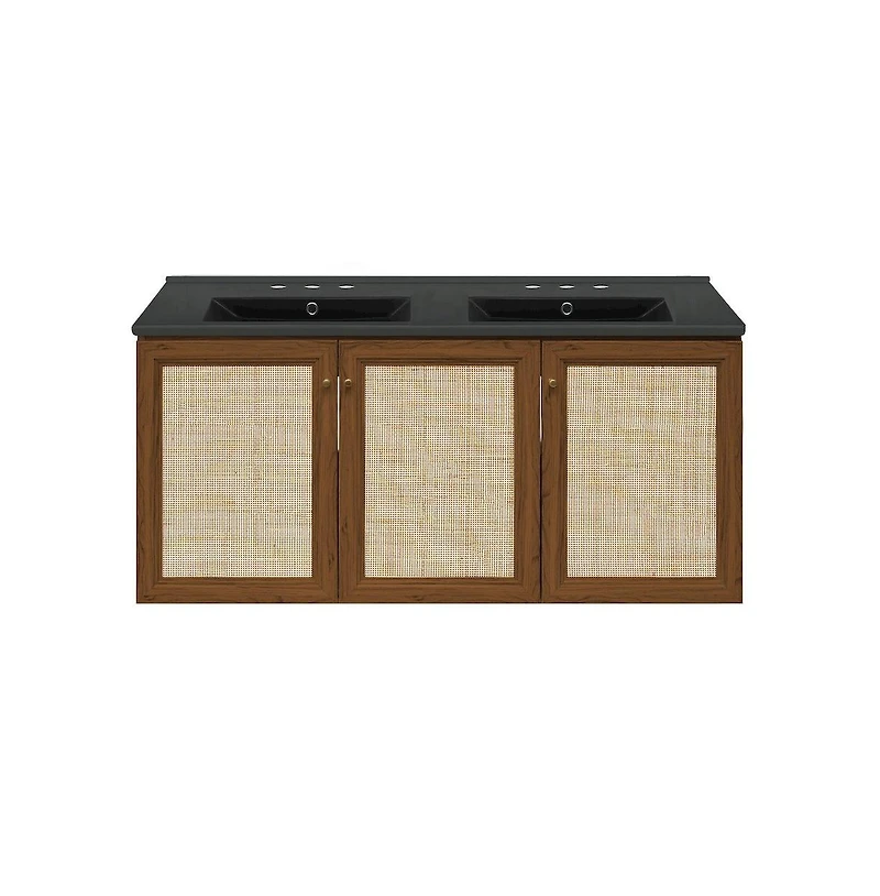 Swiss Madison 48" Wall-Mounted Bathroom Vanity