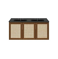 Swiss Madison 48" Wall-Mounted Bathroom Vanity