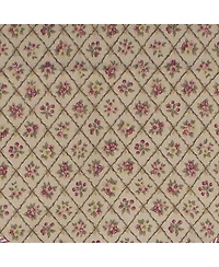 Rlf Home Petite Corded Cornice 100% Cotton with Fully Lined 3" Rod Pocket Valnance for Windows 50" x 17" Harvest