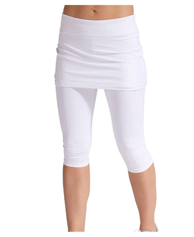 BloqUV Women's Upf 50+ Sun Protective Capri Skort