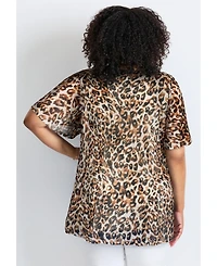 Avenue Women's Mesh Swing Tunic