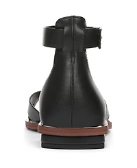 Franco Sarto Women's Elisa Open Square Toe Ankle Strap Flat Sandals