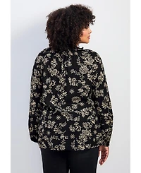 Avenue Women's Bianca Peasant Blouse
