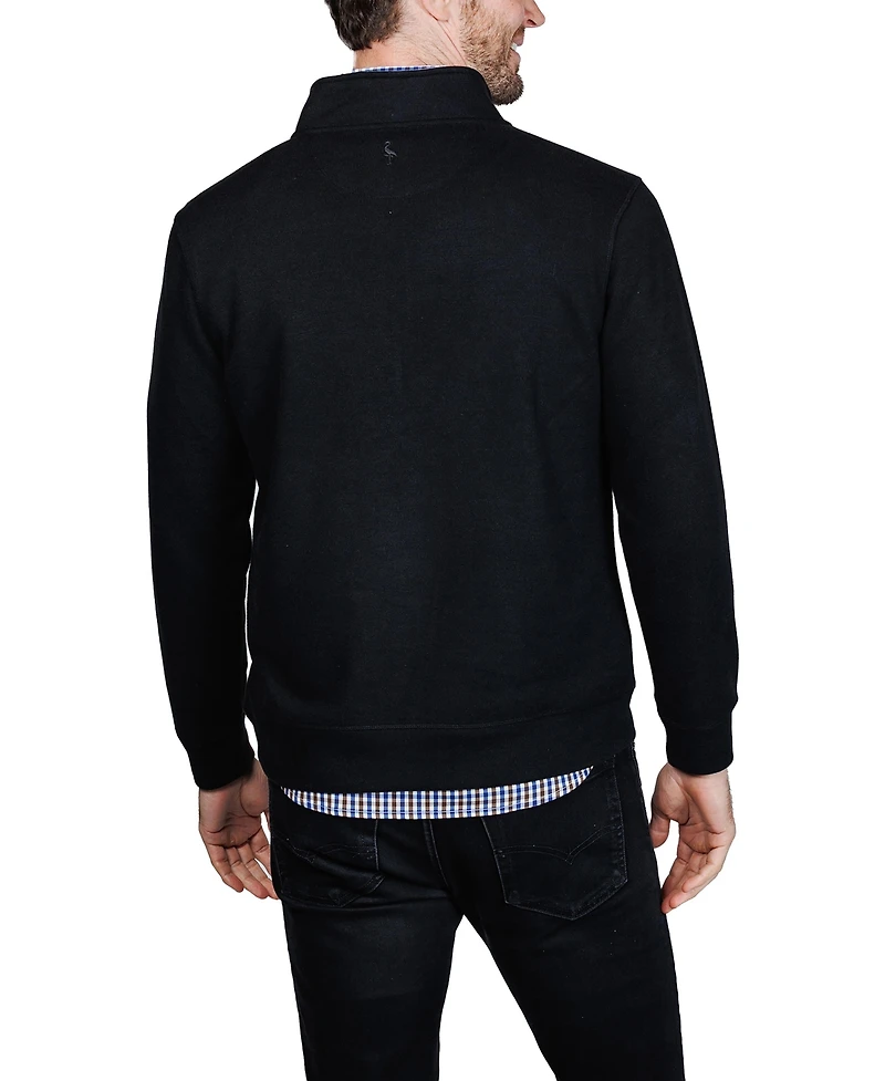 Tailorbyrd Men's French Rib Quarter Zip