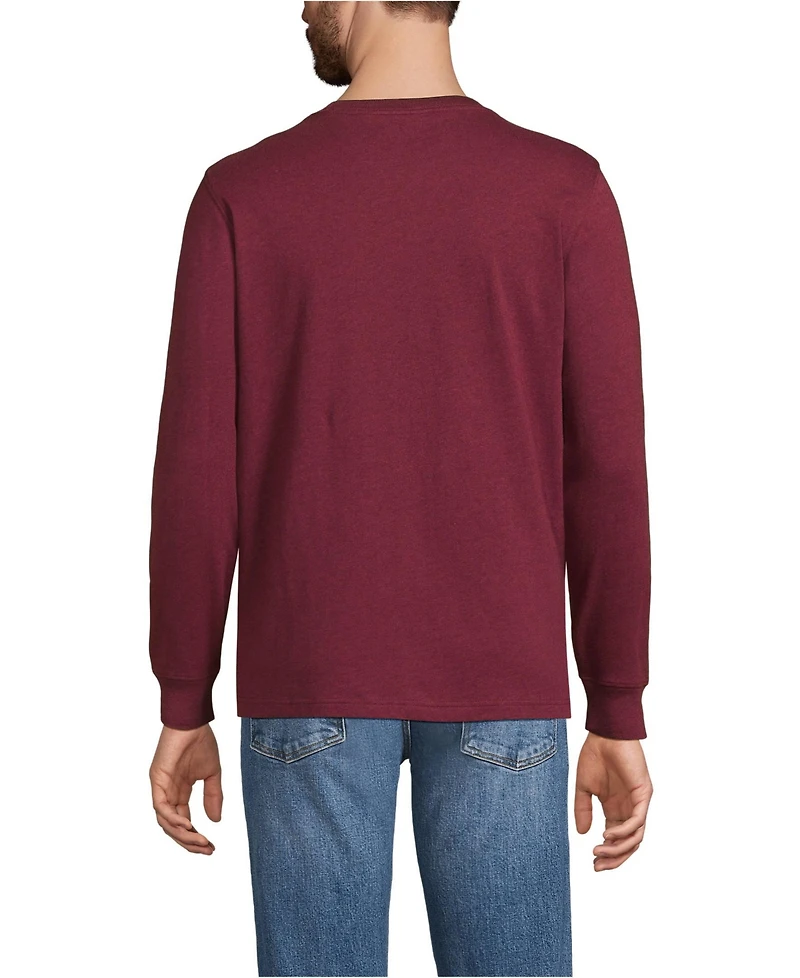 Lands' End Men's Super-t Long Sleeve T-Shirt