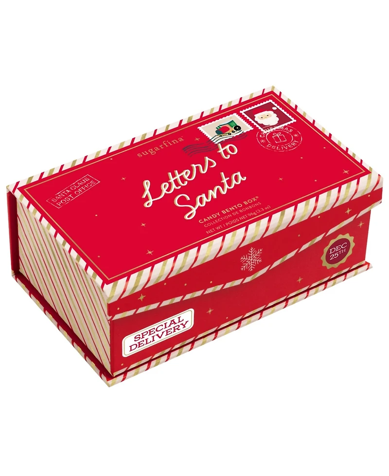 Sugarfina Holiday Letters to Santa Candy Bento Box, 2 Piece